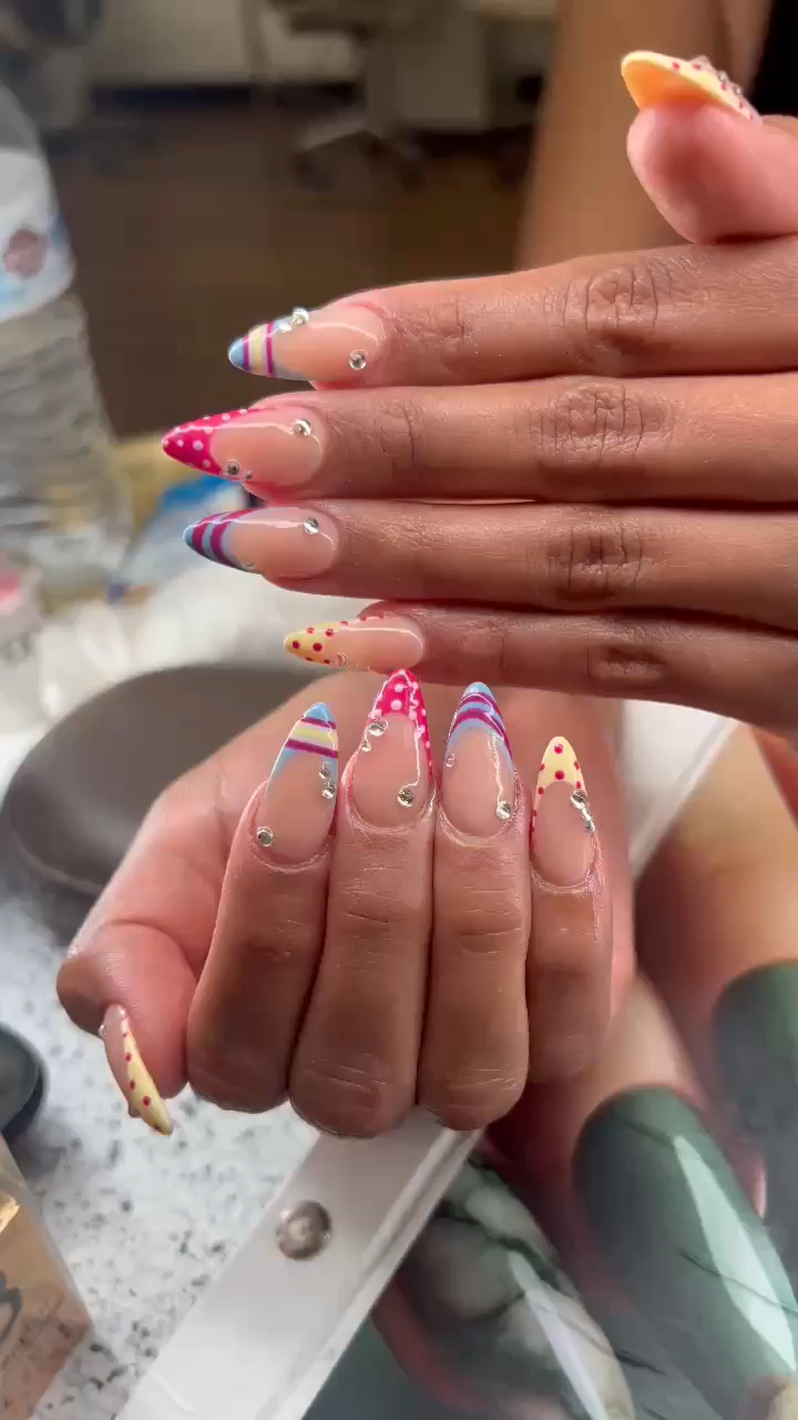 Detailed nail art by Emerald Nail Spa