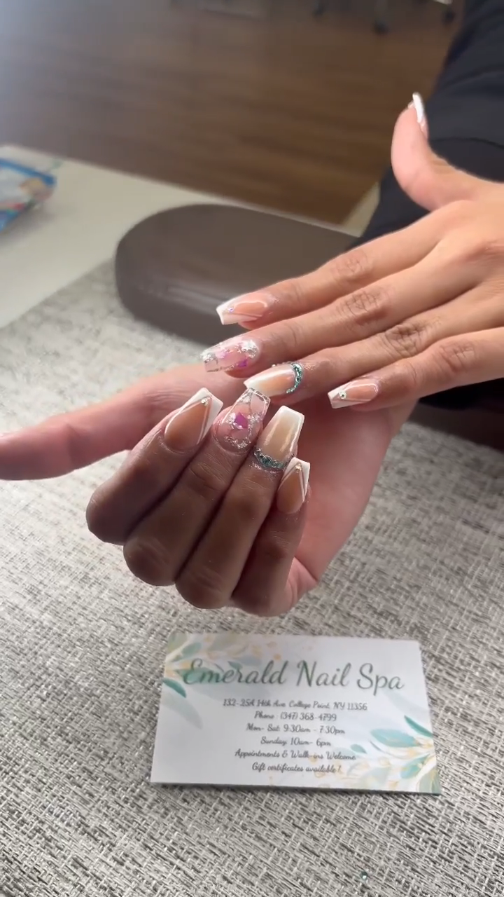 Artistic nail set by Emerald Nail Spa